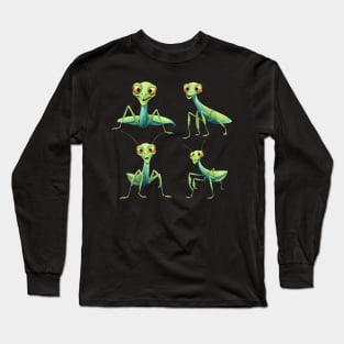 Praying Mantis Bug Insect Nature Zoology Lover Entomologists Long Sleeve T-Shirt